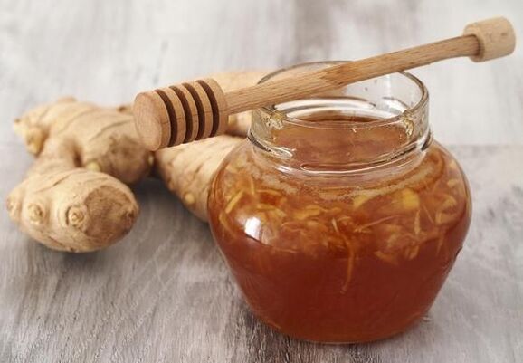 Natural honey combined with ginger root increases potency. 